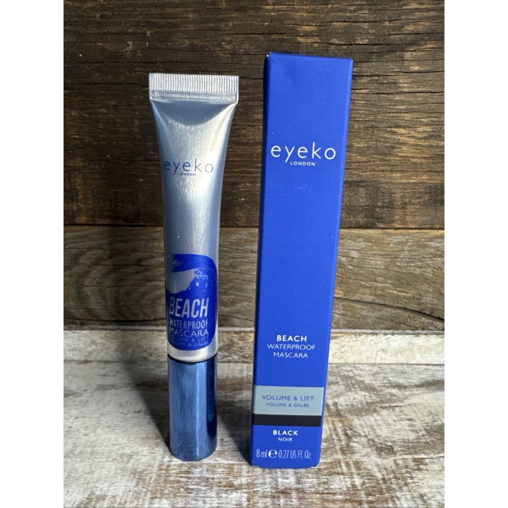 Eyeko Beach Waterproof Mascara | Black Coconut | 8ml Fullβ Size | MSRP $26